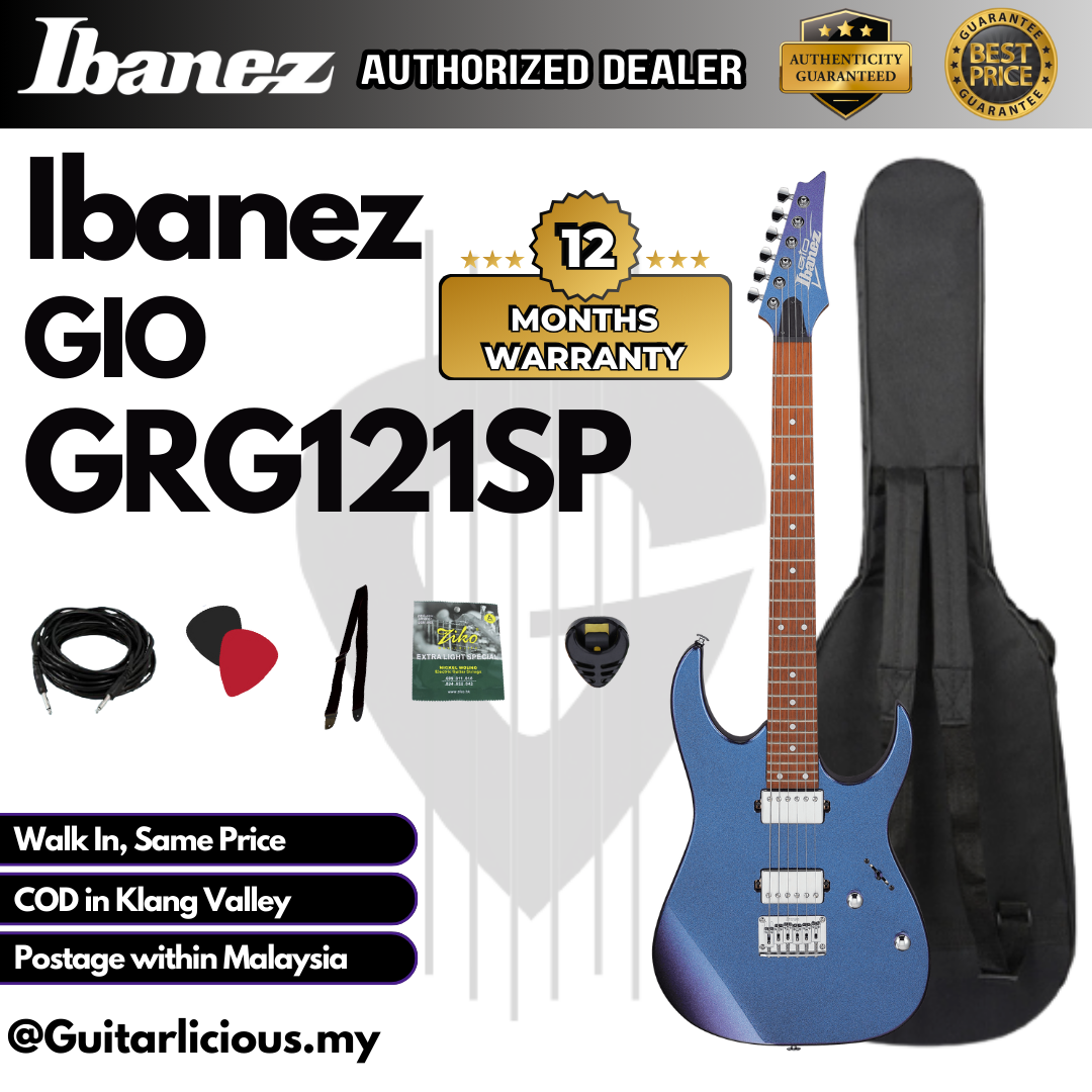 Ibanez Gio RG GRG121SP, Blue Metal Chameleon - B (2)