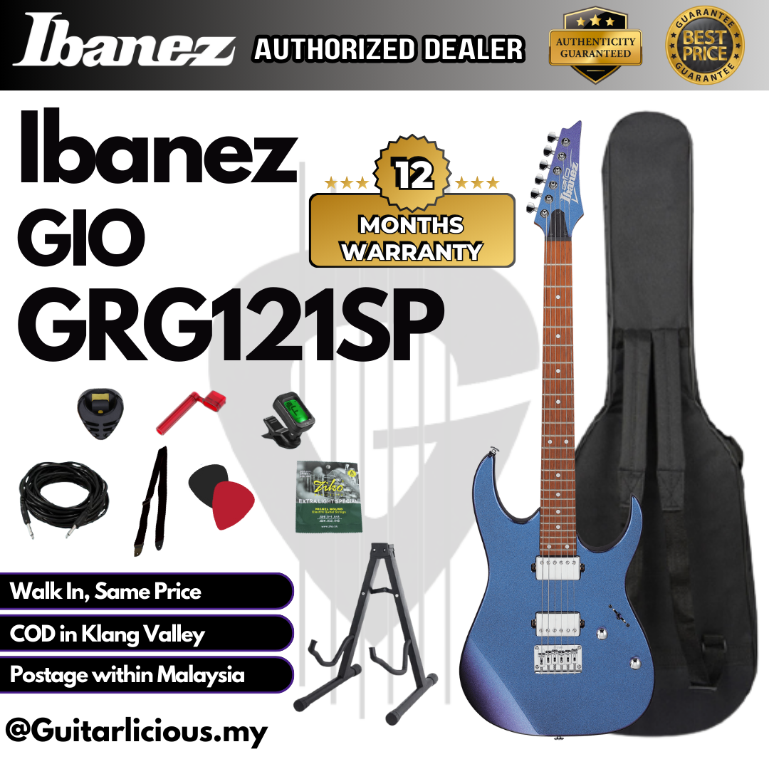 Ibanez Gio RG GRG121SP, Blue Metal Chameleon - C (2)