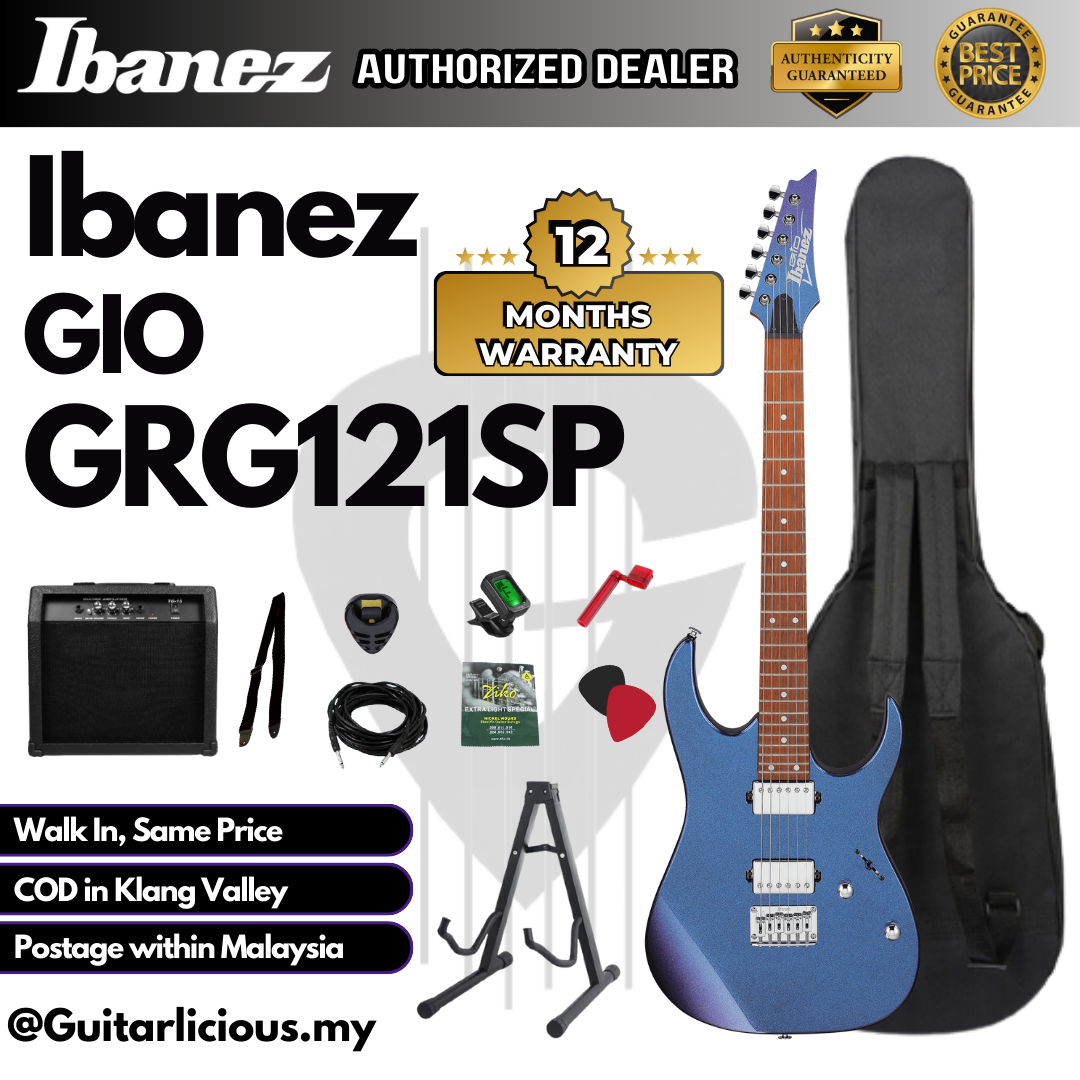 Ibanez Gio RG GRG121SP, Blue Metal Chameleon - D (2)
