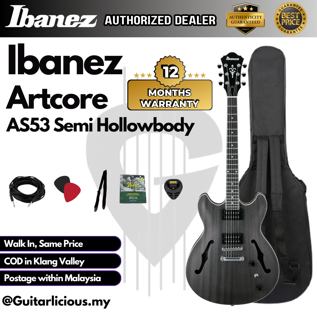 Ibanez Artcore AS53 Semi Hollow, Tobacco Flat - B (4)