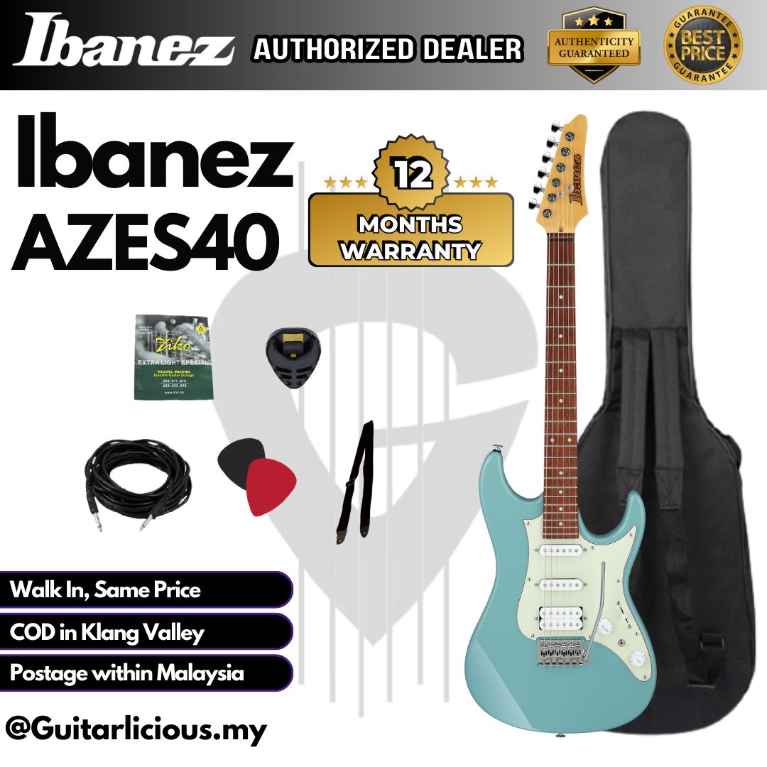 Ibanez AZES40, Purist Blue - B (2)