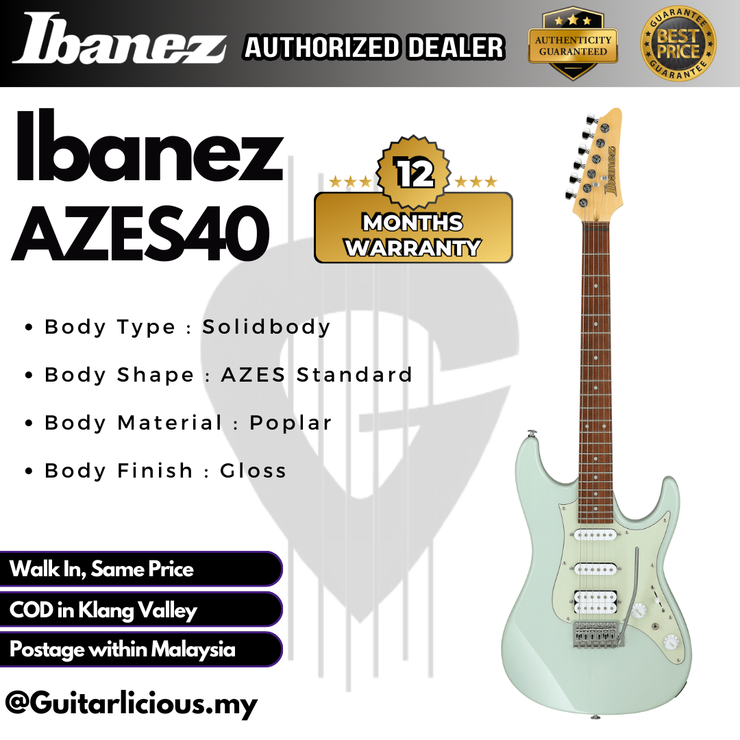 Ibanez AZES40, Mint Green - A (2)