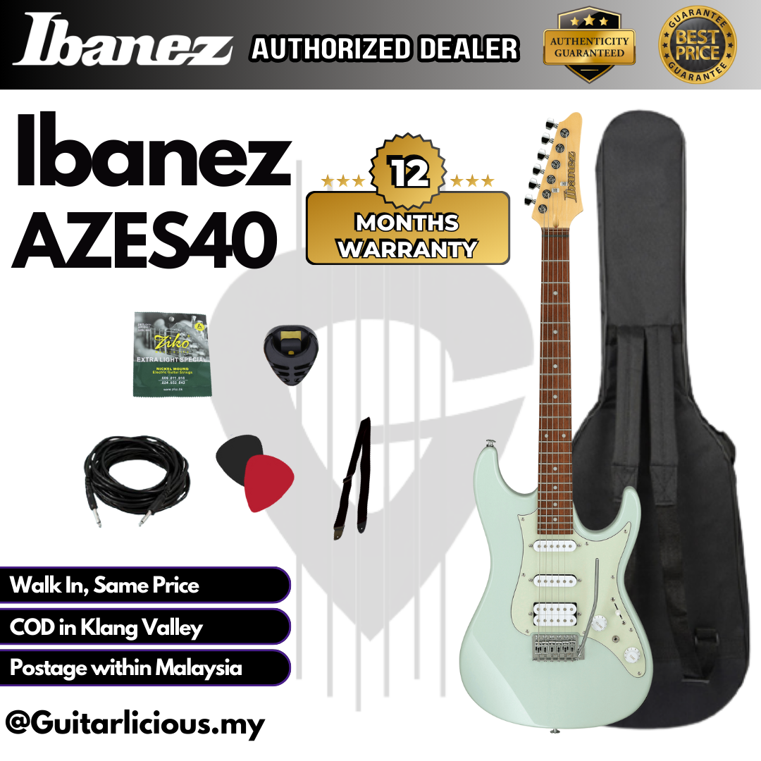 Ibanez AZES40, Mint Green - B (2)