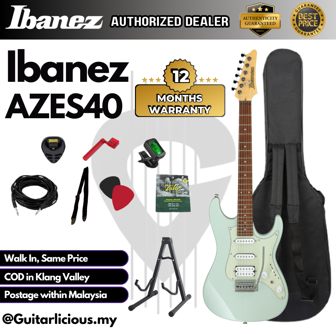 Ibanez AZES40, Mint Green - C (2)
