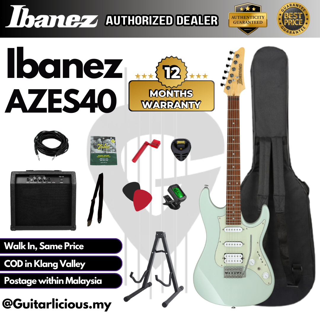 Ibanez AZES40, Mint Green - D (2)
