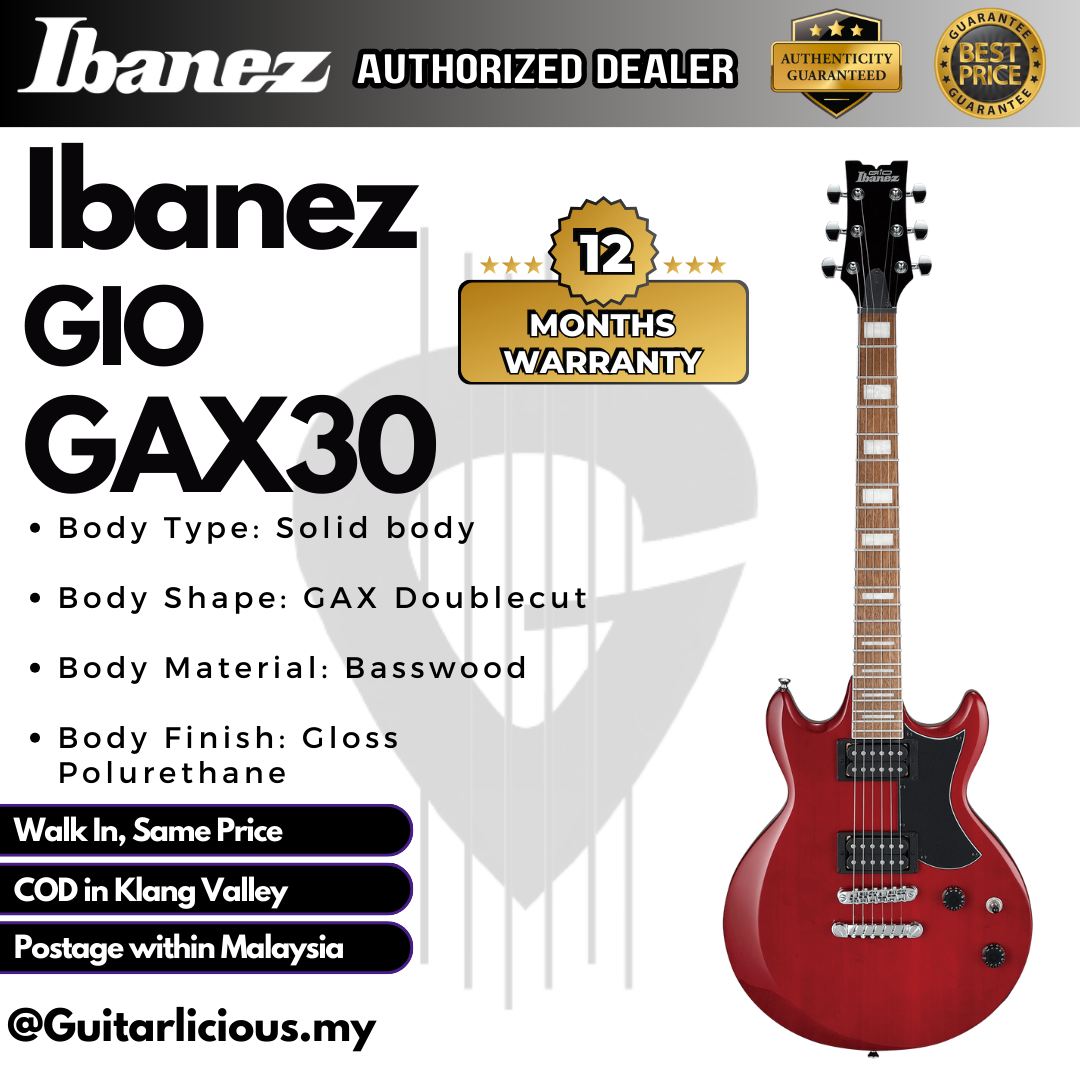 Ibanez Gio RG GAX30, Transparent Cherry - A (2)