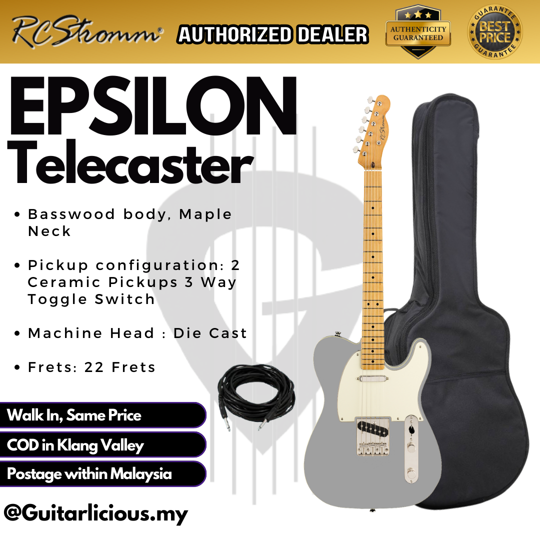 KG04 Tele, Silver White, Package A (2)