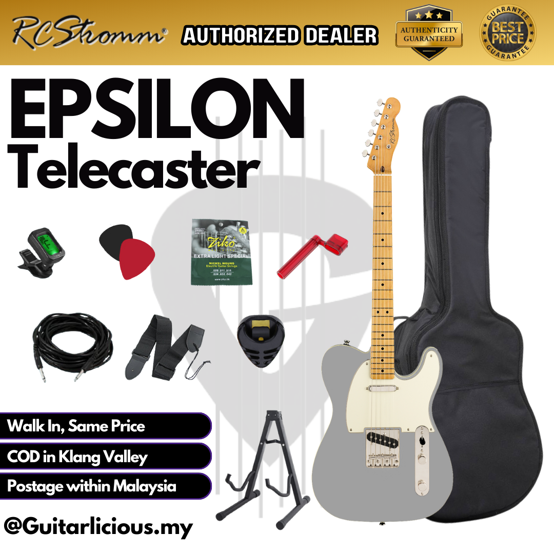 KG04 Tele, Silver White, Package D (2)