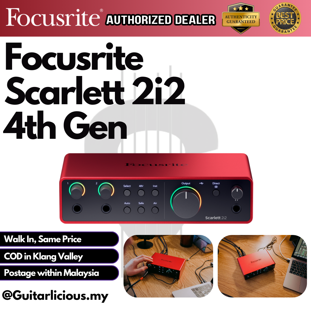 Focusrite Scarlett 2i2 4th Generation