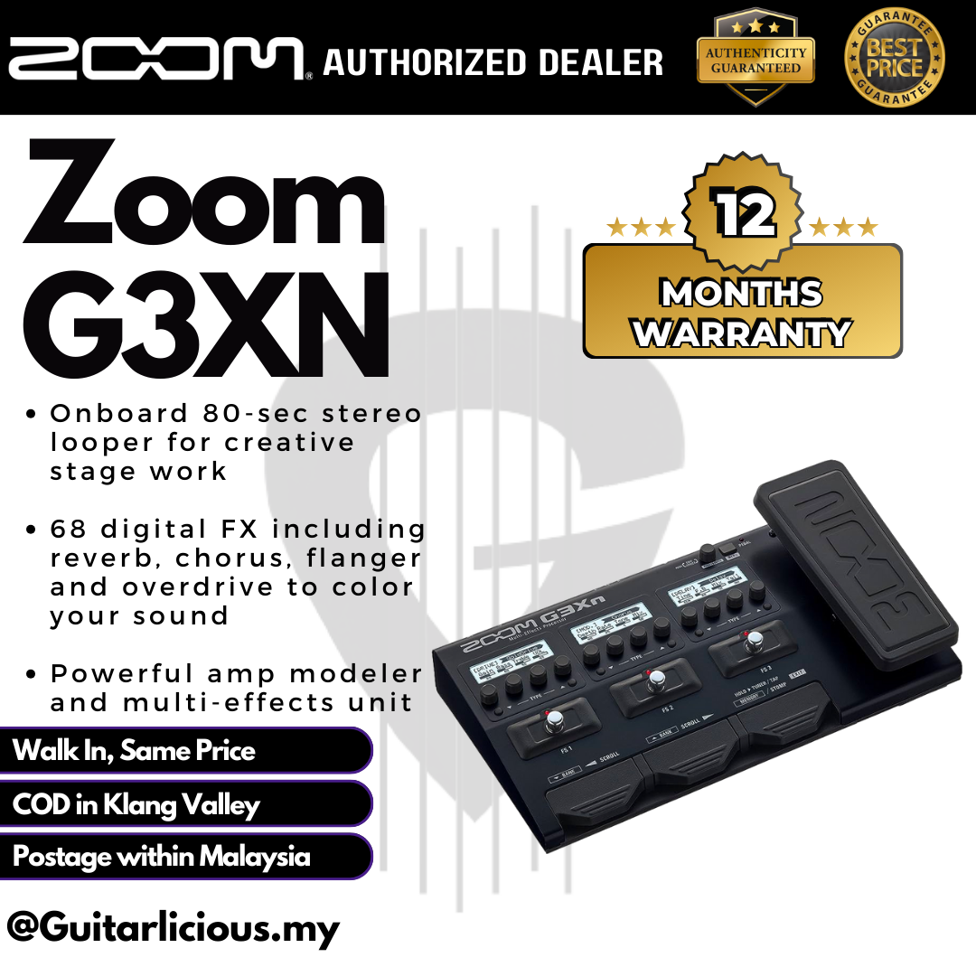 ZOOM G3XN Multi-Effects Processor with Wah ( G3X-N / G3 )