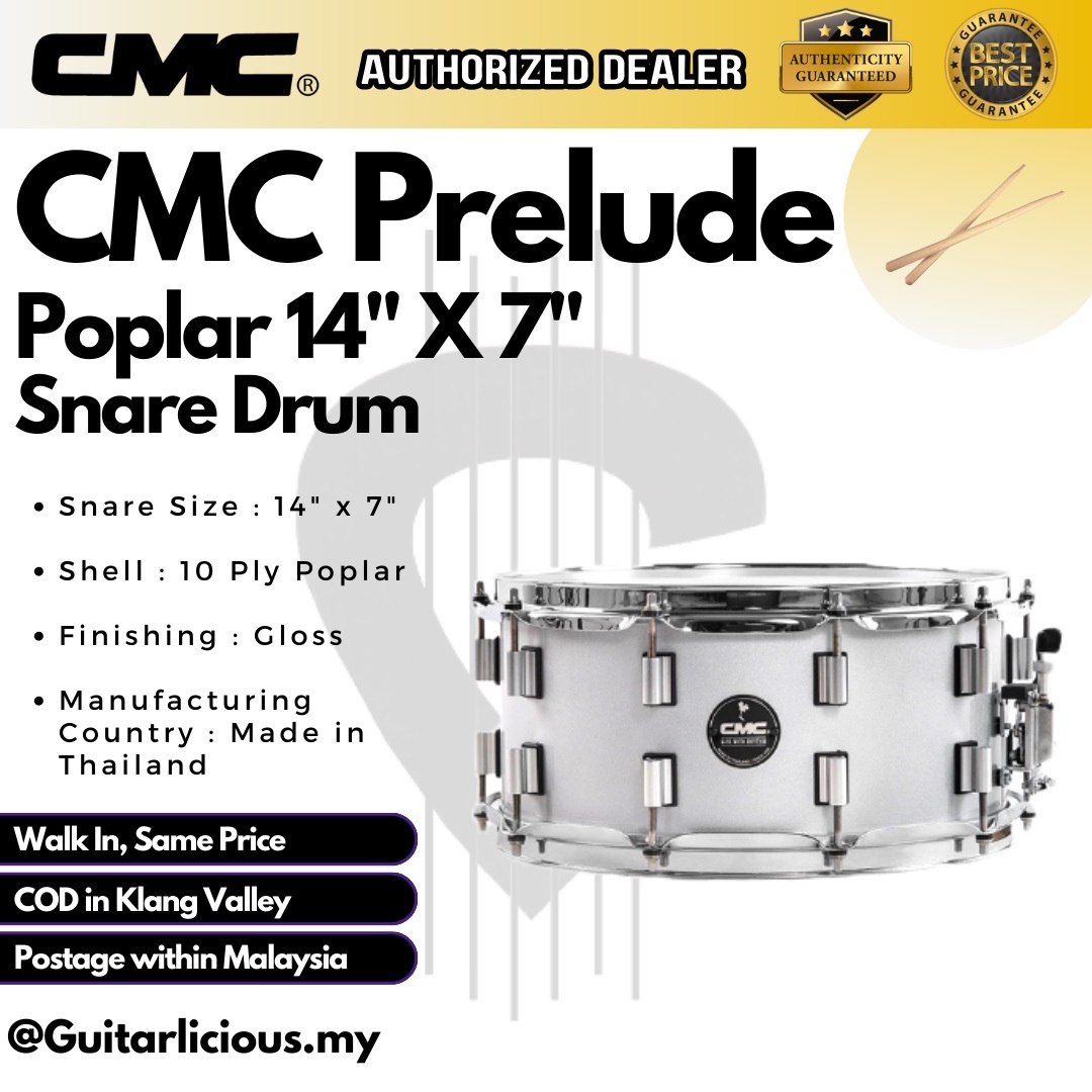 CMC Snare Poplar - Silver