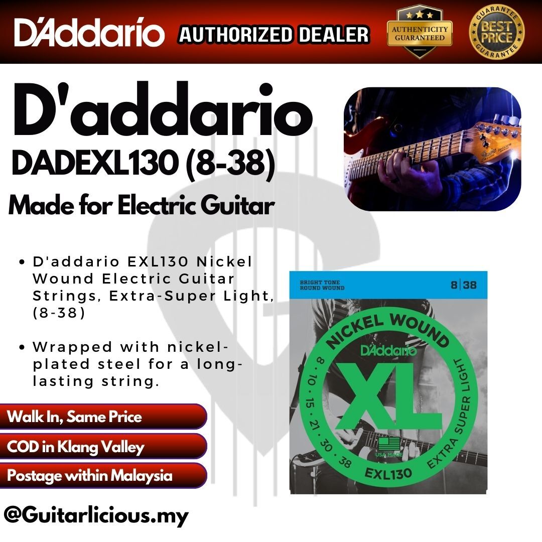 D'addario DADEXL130