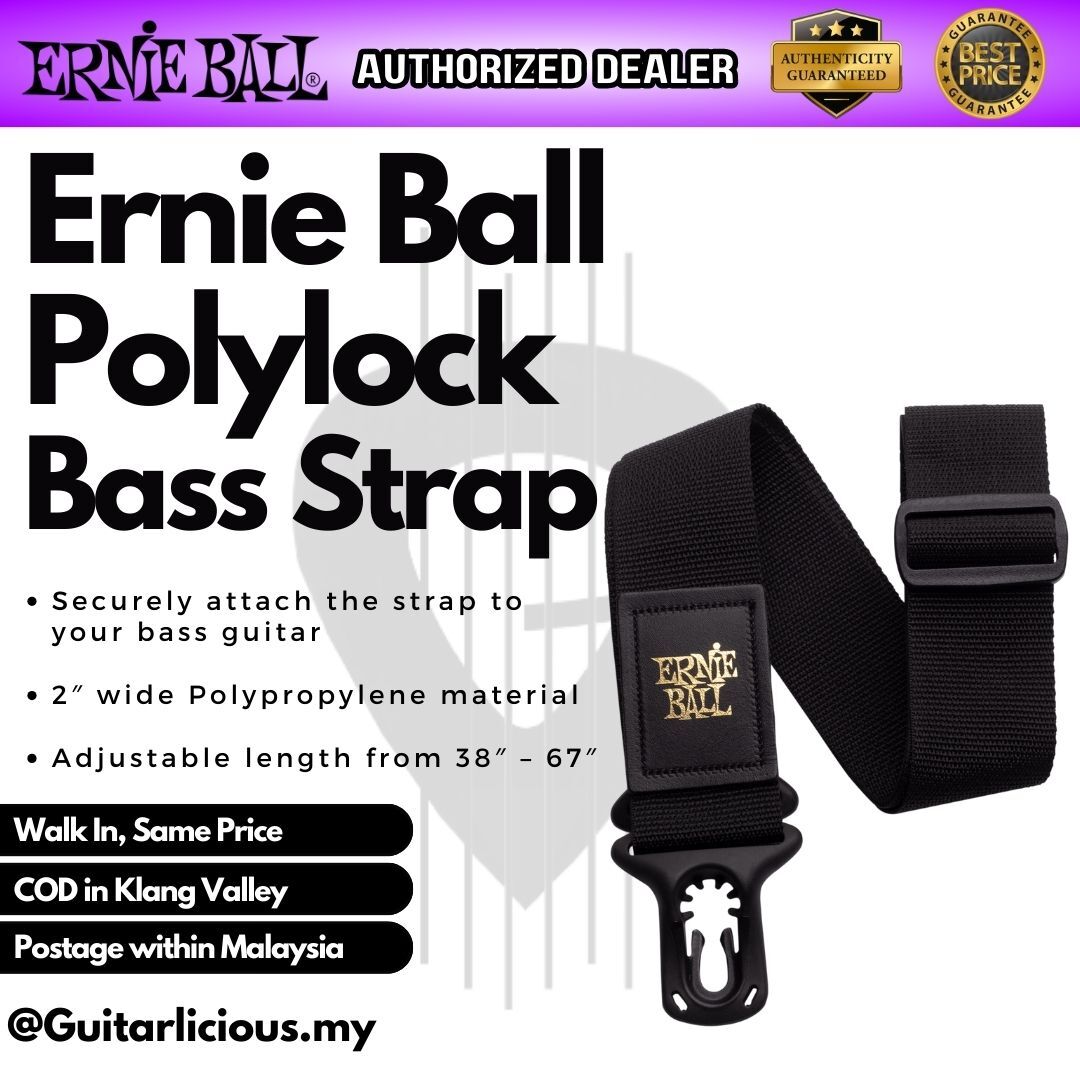 Ernie Ball PolyLock - Black