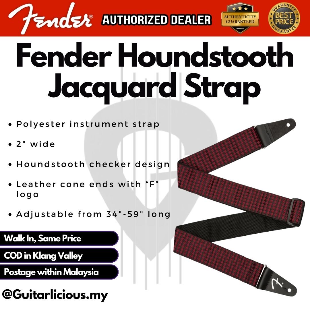Fender Houndstooth - Red