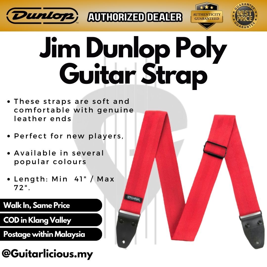 Jim Dunlop Poly - Red
