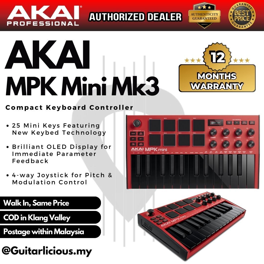 AKAI MPK mini MK3 Red