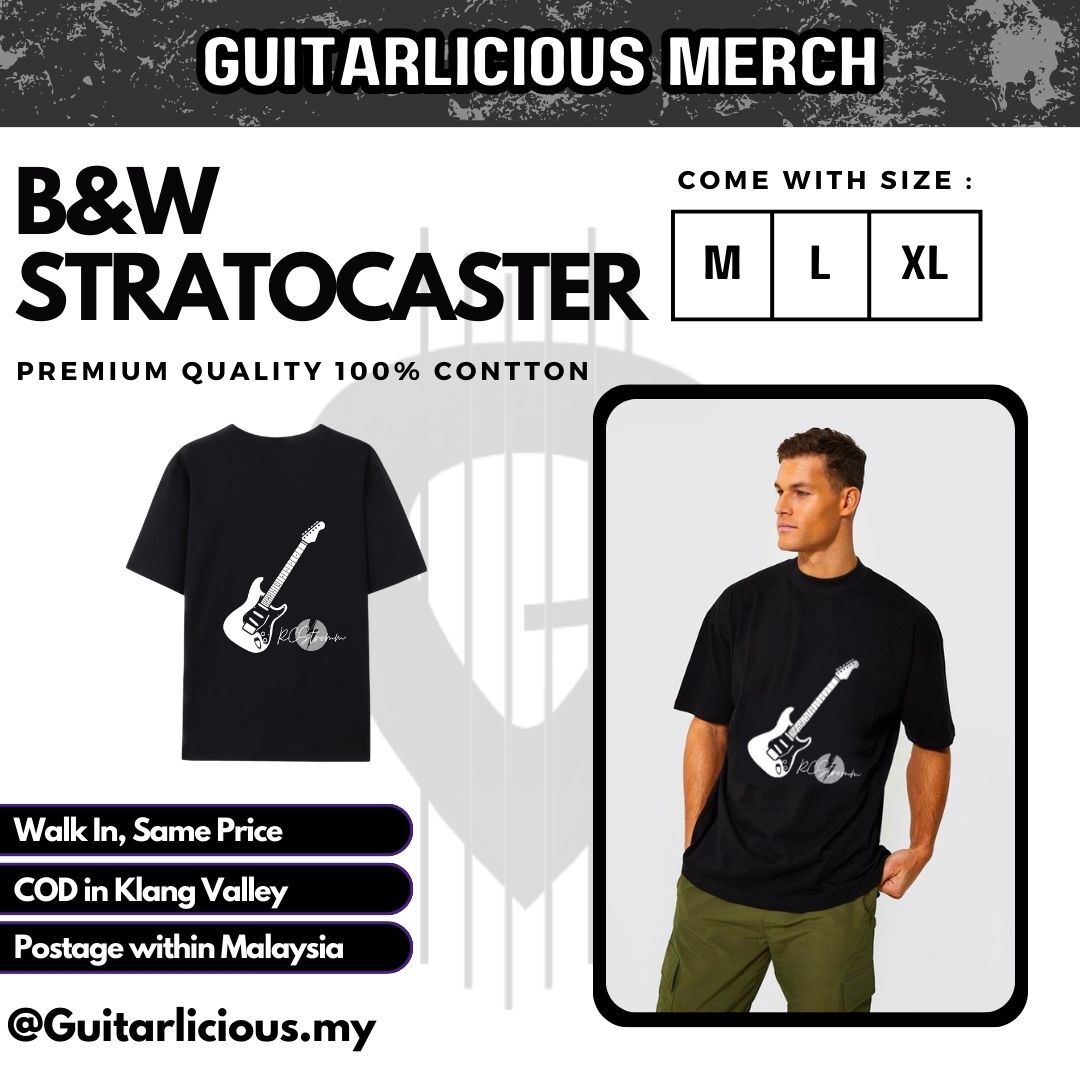 Men - B&W Stratocaster