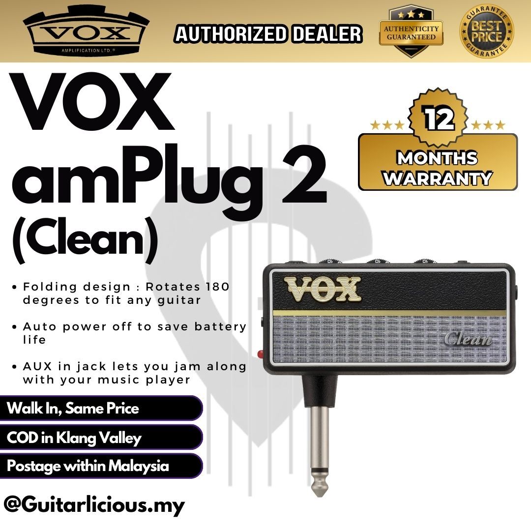 Vox amPlug G2 Metal Headphone Amplifier w/Mid-Cut – Chicago Music