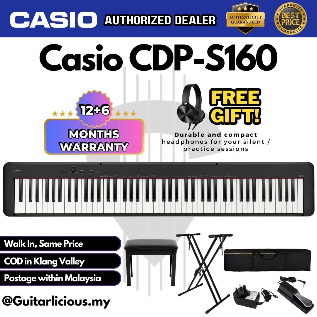 CDP-160 Black, Musician with Warranty