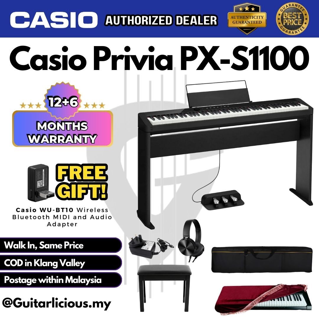 Casio Privia PX-S1100 Digital Piano - Black