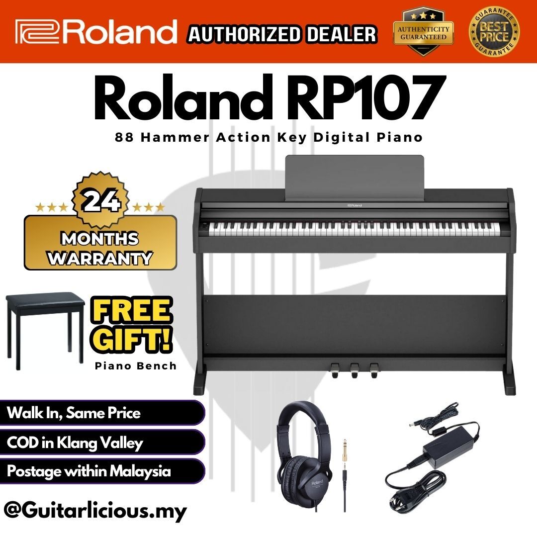 Roland RP107-BKX 88 Teclas, Piano digital