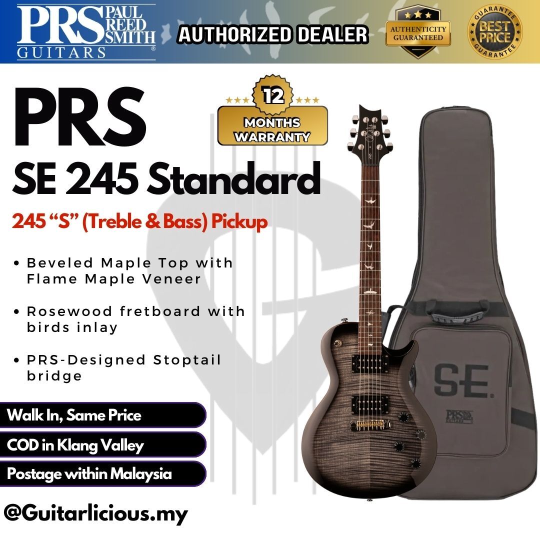 SE 245 Standard, Charcoal Burst - A