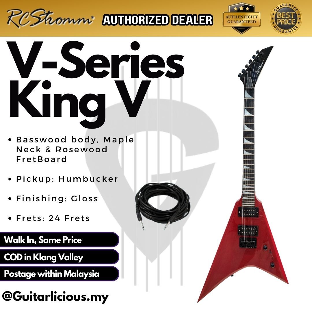 VSeries Flying “V” Electric Guitar with Double Humbucker (HH