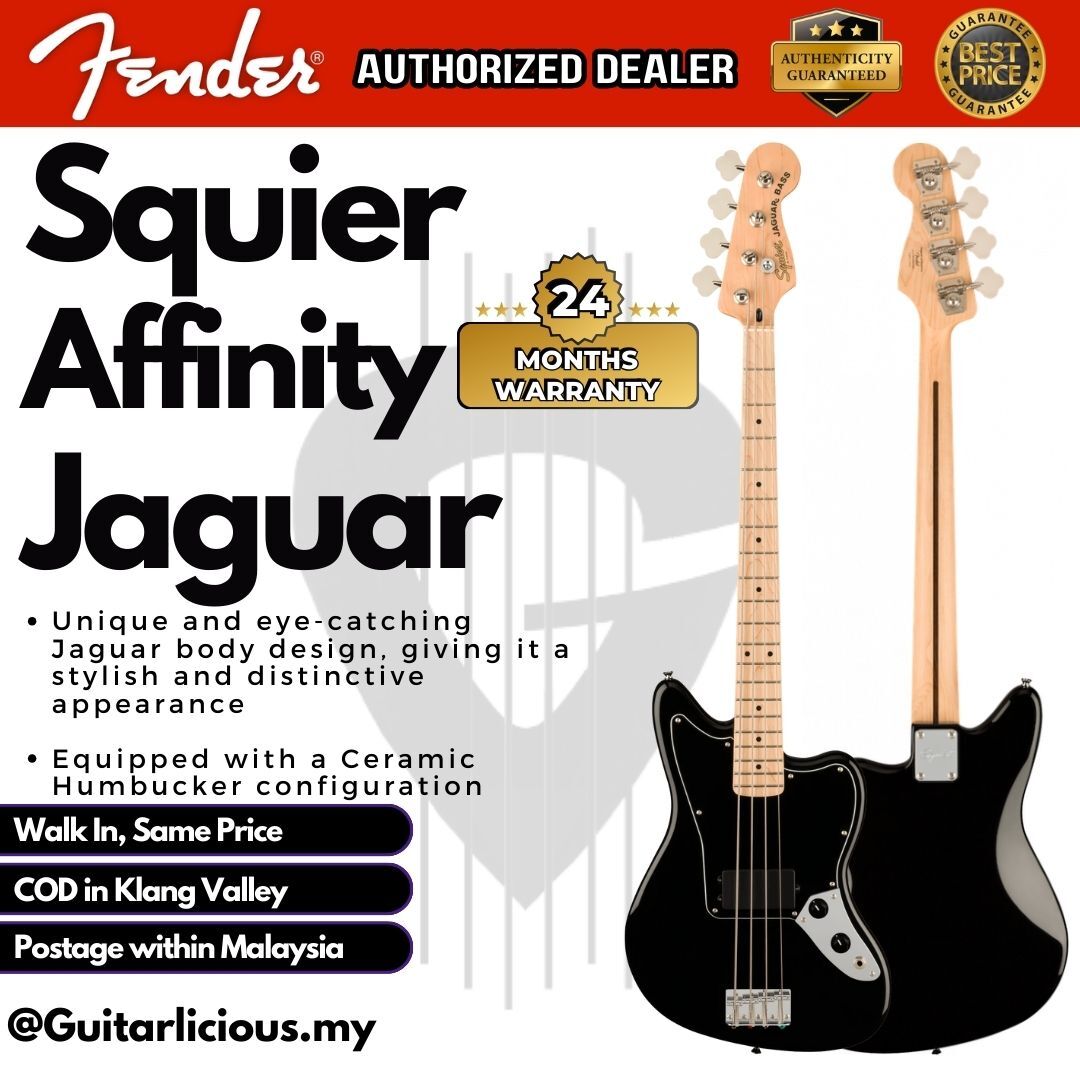 Bass - Affinity Jaguar Maple, Black - A