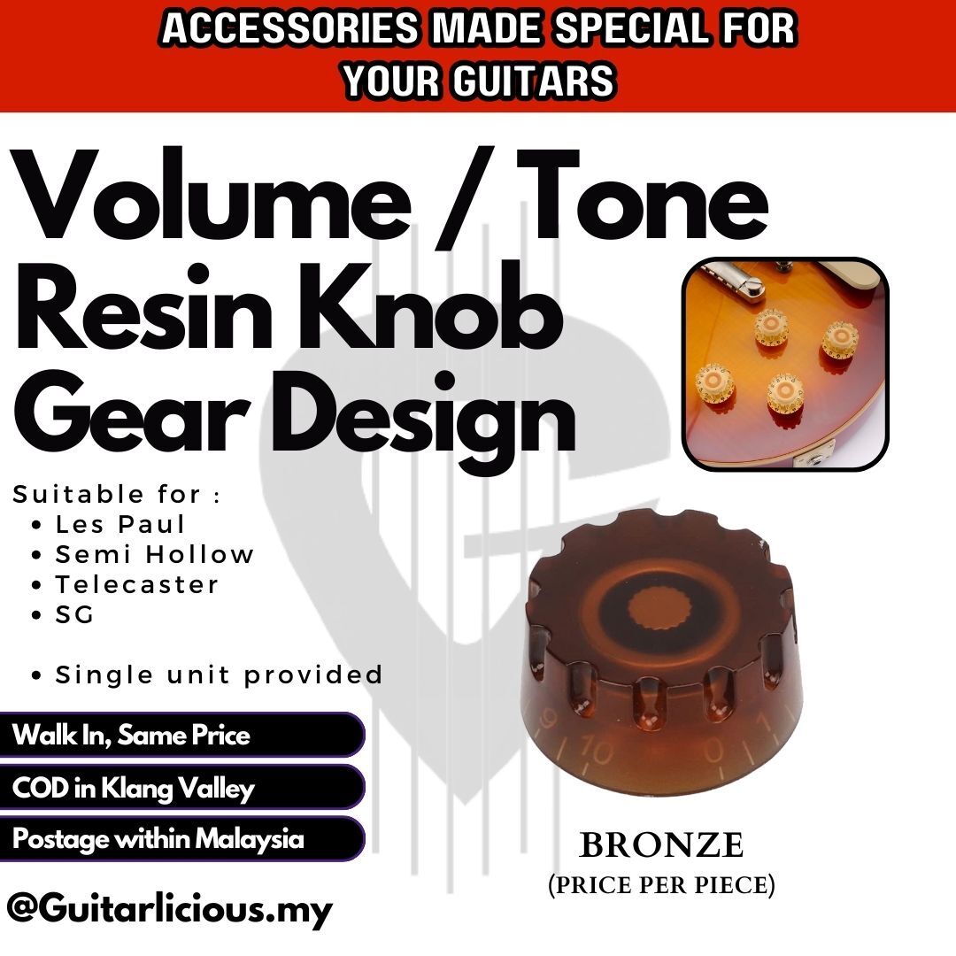 Knob - Gear Resin -BRONZE