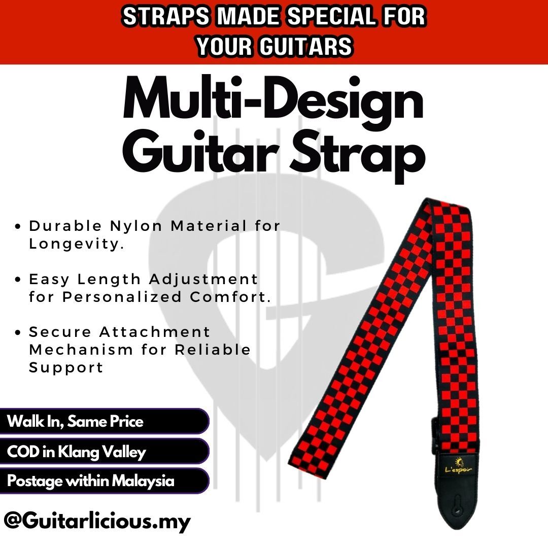 Design Strap - Red Checker