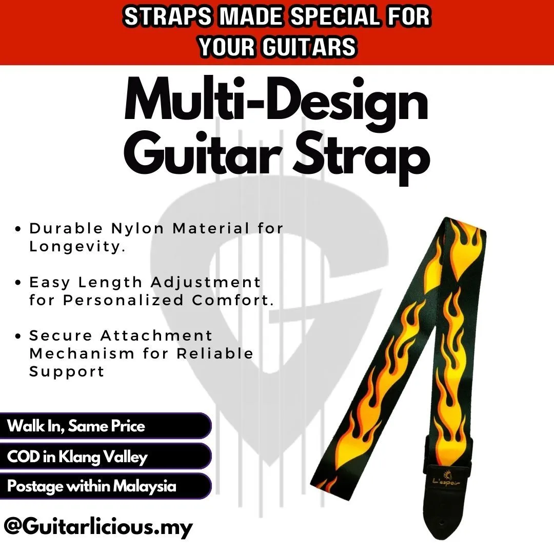 Design Strap - Yellow Fire