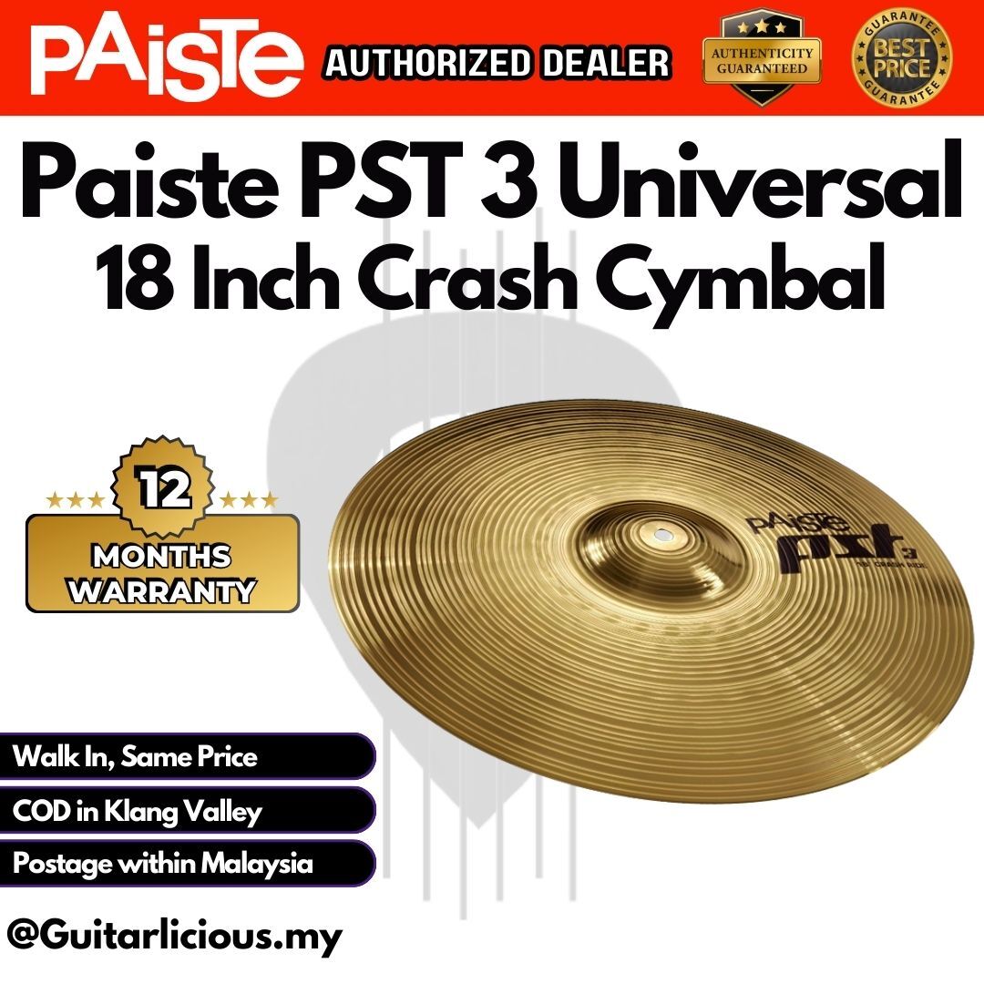 Paiste PST 3, 18_ Crash