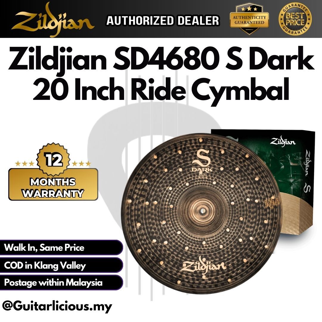 Zildjian SD4680 S Dark, 20_ Ride