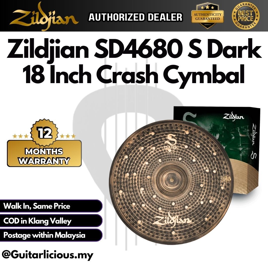 Zildjian SD4680 S Dark, 18_ Crash