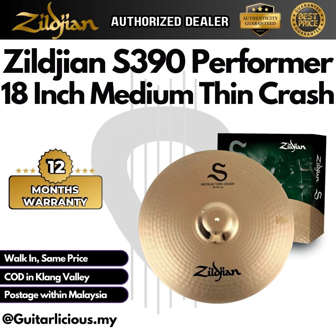 Zildjian S390 Performer, 18_ Crash
