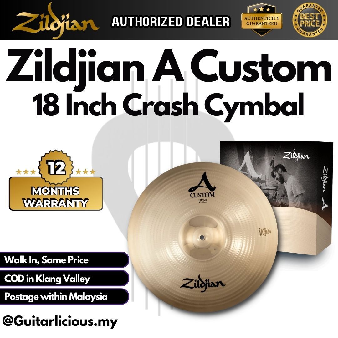 Zildjian A Custom, 18_ Crash
