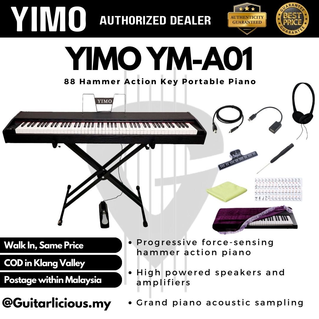YM-A01, Black (Keyboard Stand) (2)