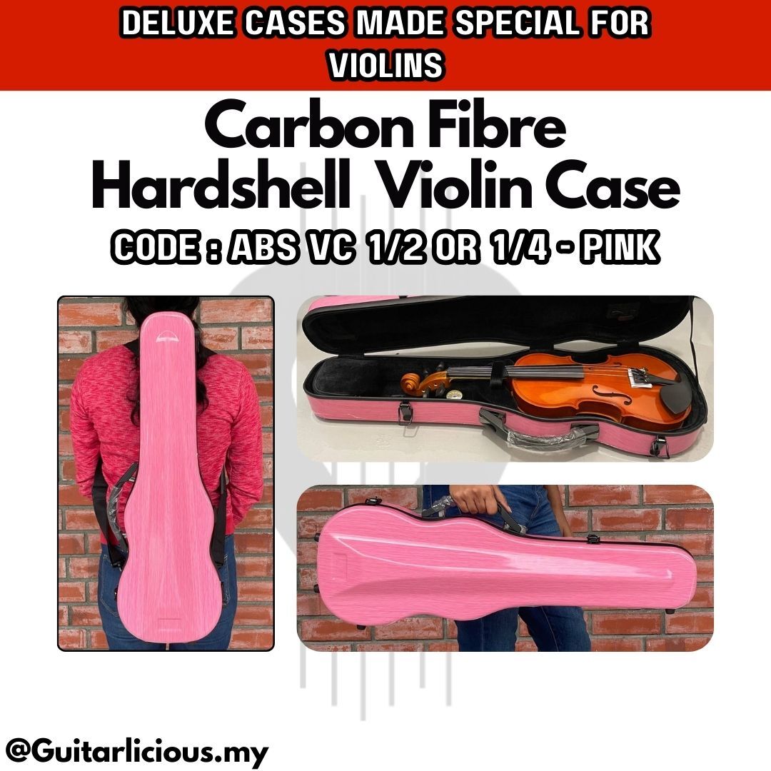 Violin Case - 1_2 1_4 - Colour - Pink