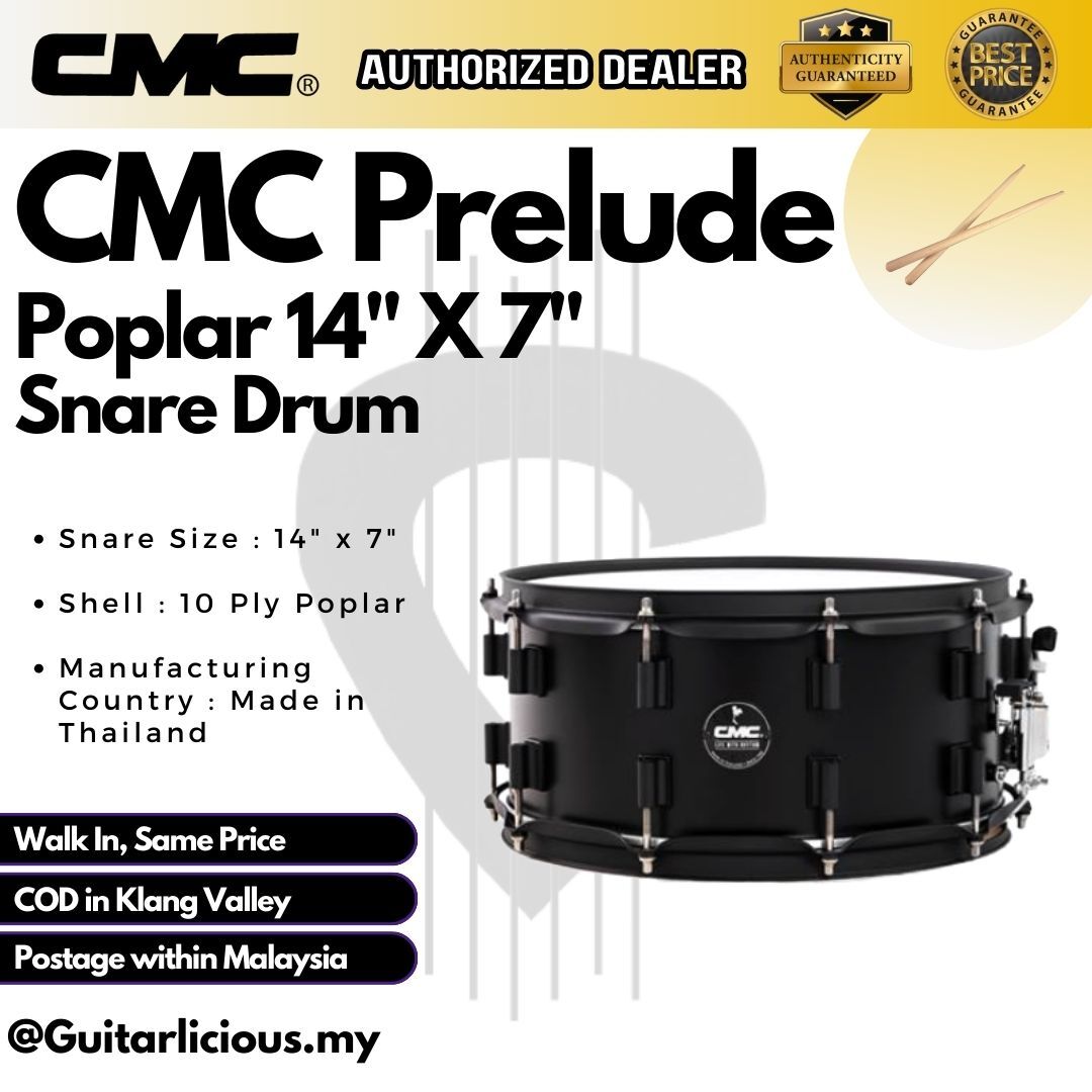 CMC Snare Poplar - Black (2)