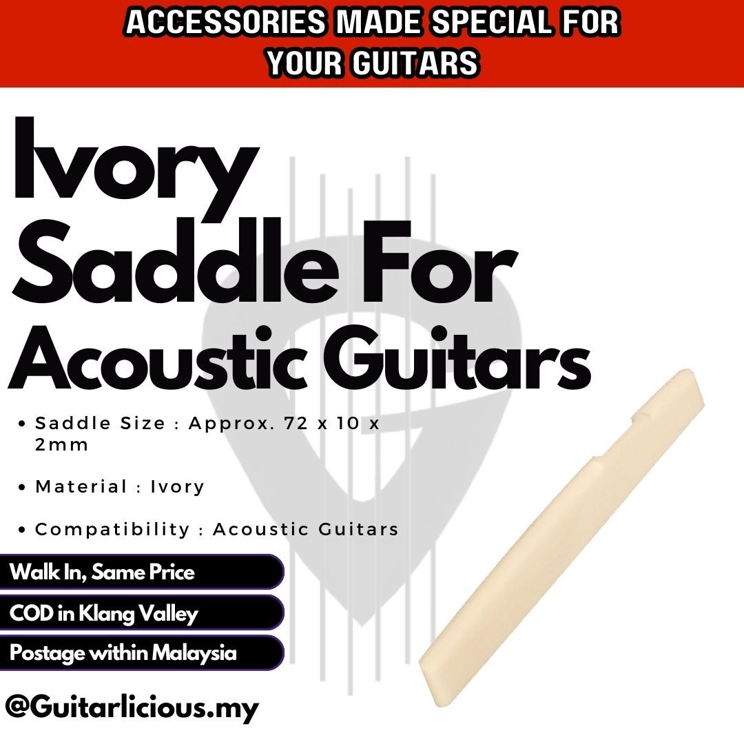 Saddle - Acoustic, Ivory