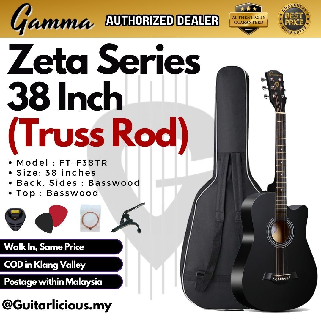 38 Truss Rod, Black - A1