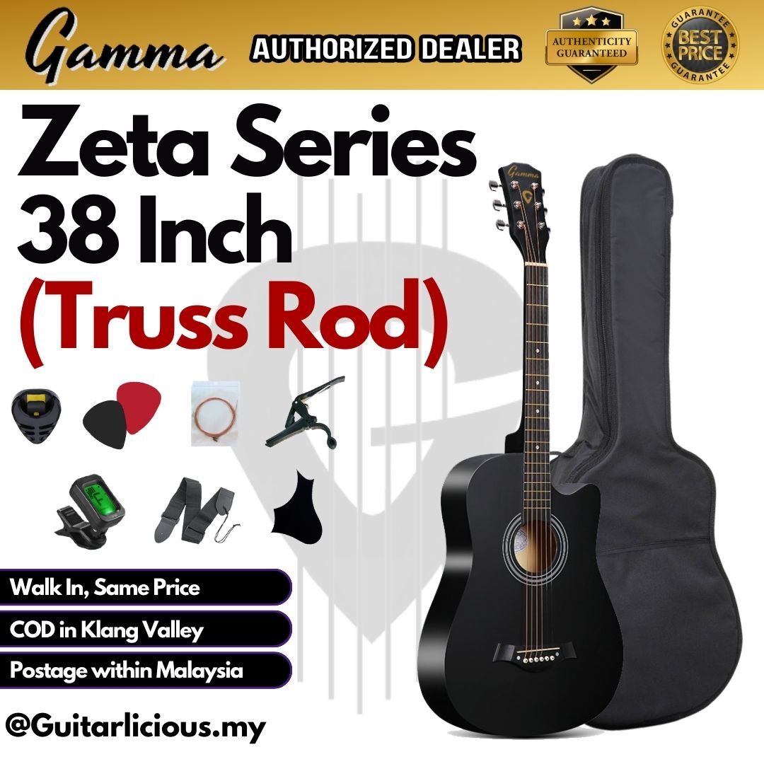 38 Truss Rod, Black - B