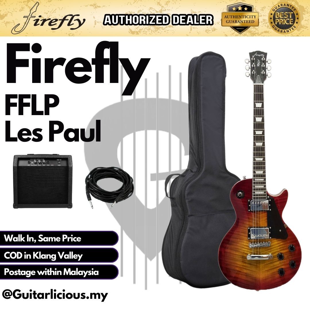 Firefly LP, Cherry Sunburst - Package B (2)