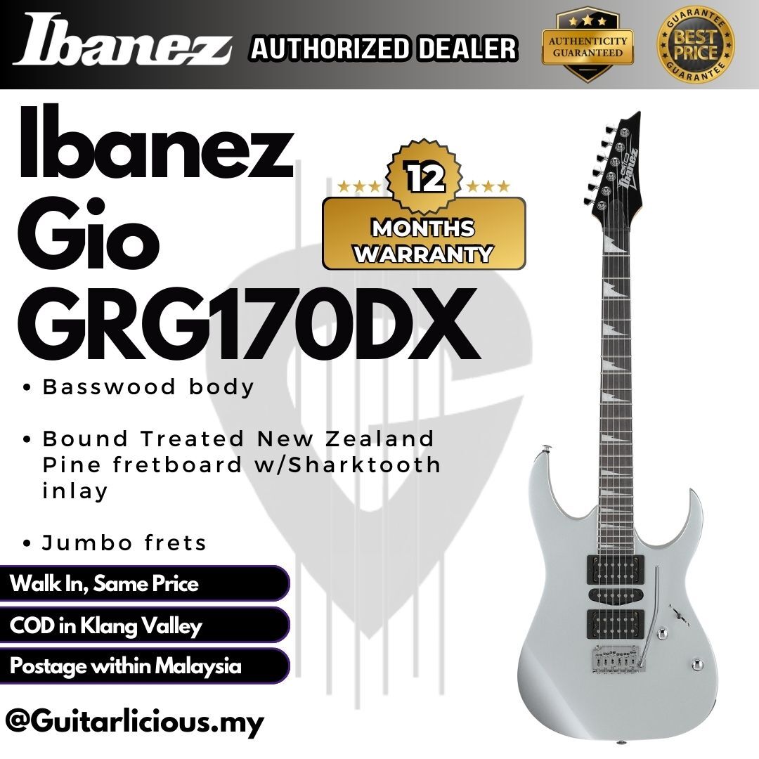 Ibanez Gio GRG170DX - Silver - A