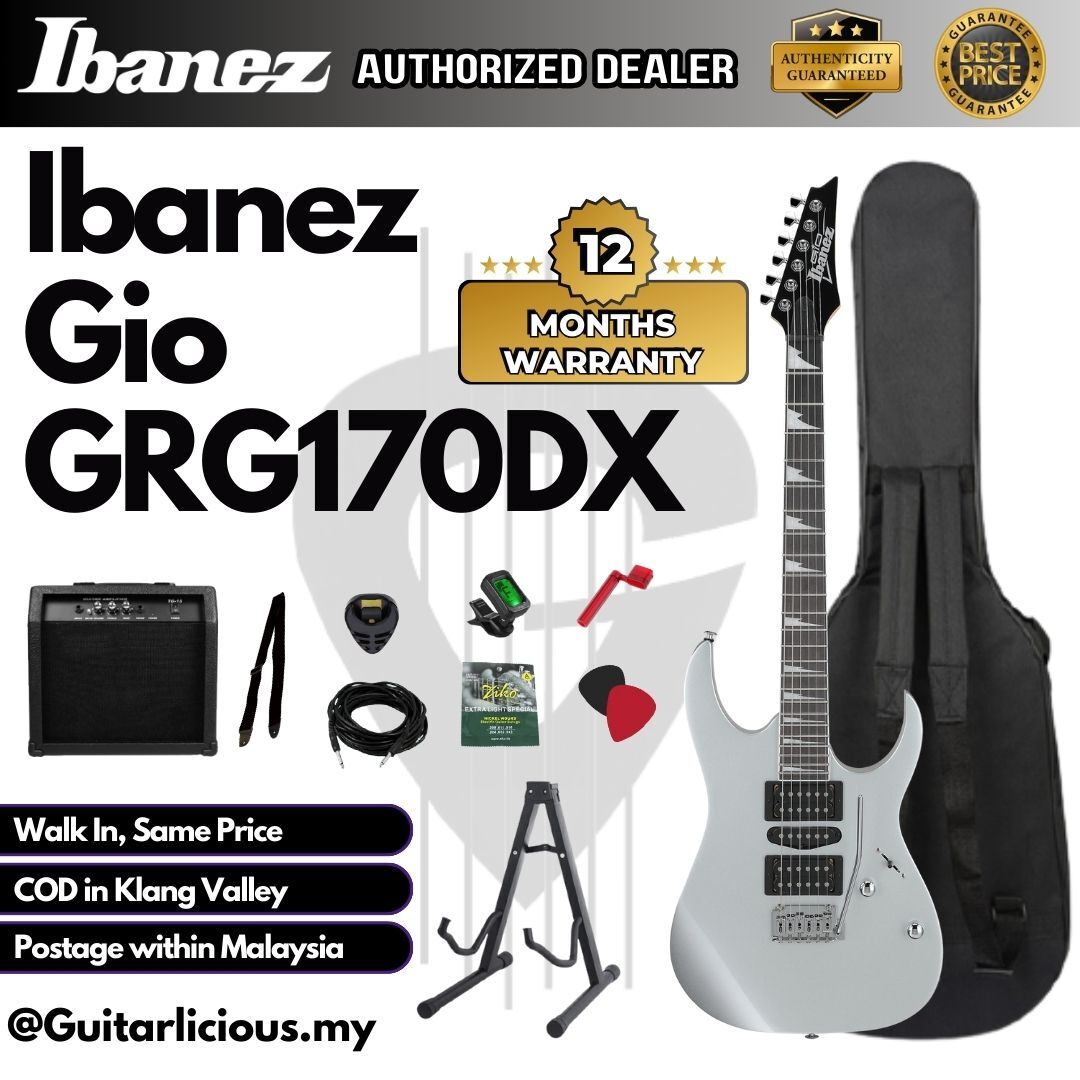 Ibanez Gio GRG170DX - Silver - D