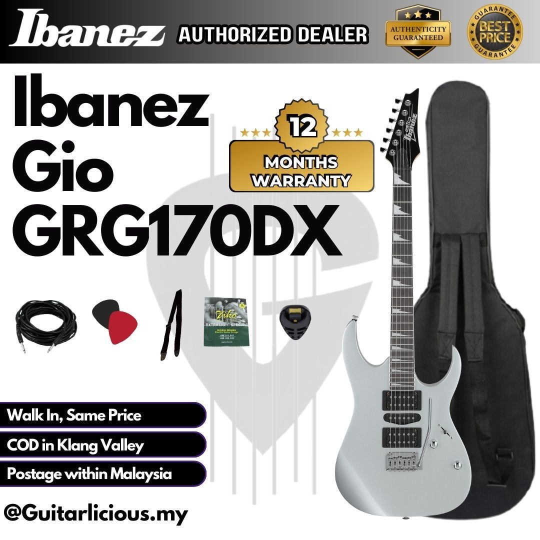 Ibanez Gio GRG170DX - Silver - B