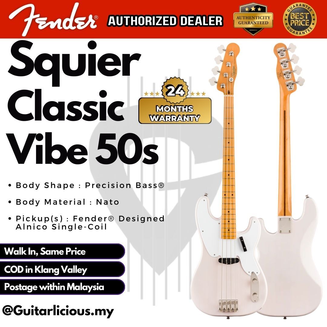 Bass - CV 50s Precision Maple, White Blonde - A