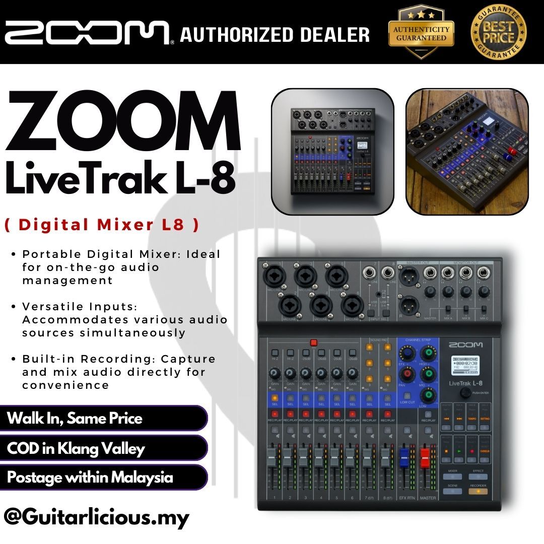 Zoom LiveTrak L-8 (2)