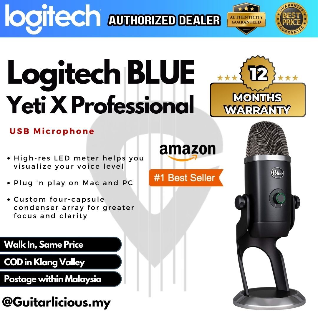 Blue Microphones Yeti X USB Condenser Microphone