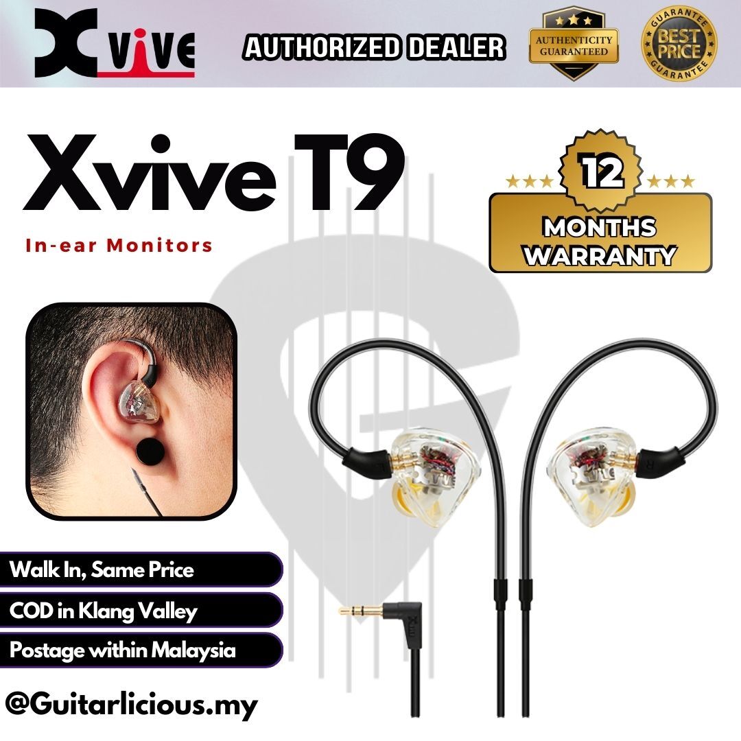 XVive T9 In-Ear Monitors